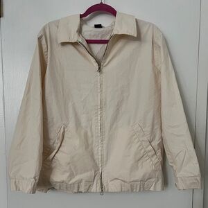 Vintage Lands End Double Zipper Light Cotton Jacket